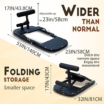 Amazon | WOOTMIN ヒップスラストマシン:2イン1 シーシー